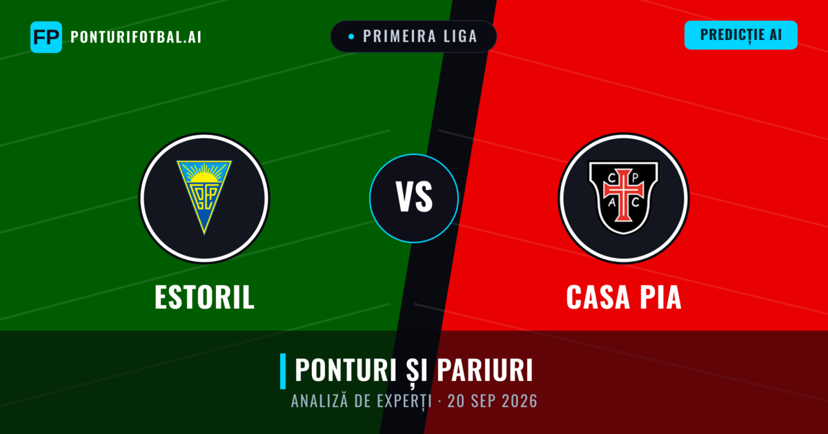 Estoril vs Casa Pia — pronostic și avancronică meci