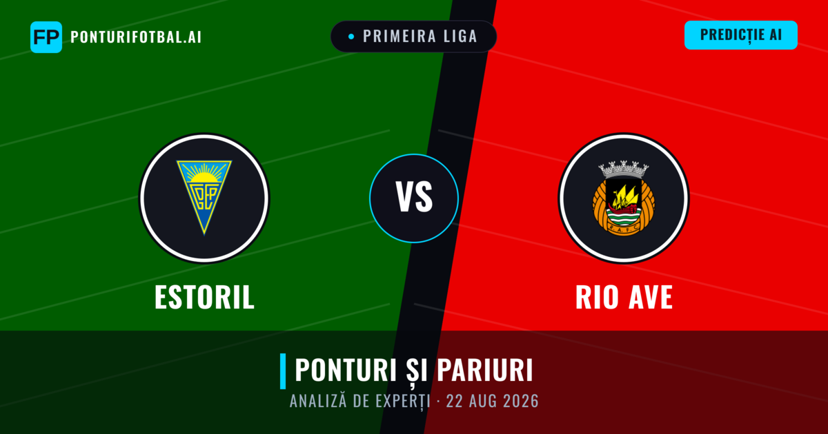 Estoril vs Rio Ave — pronostic și avancronică meci