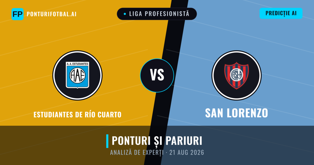 Estudiantes de Río Cuarto vs San Lorenzo — pronostic și avancronică meci