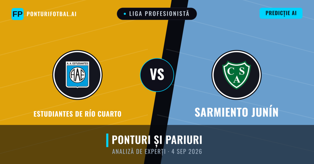 Estudiantes de Río Cuarto vs Sarmiento Junín — pronostic și avancronică meci