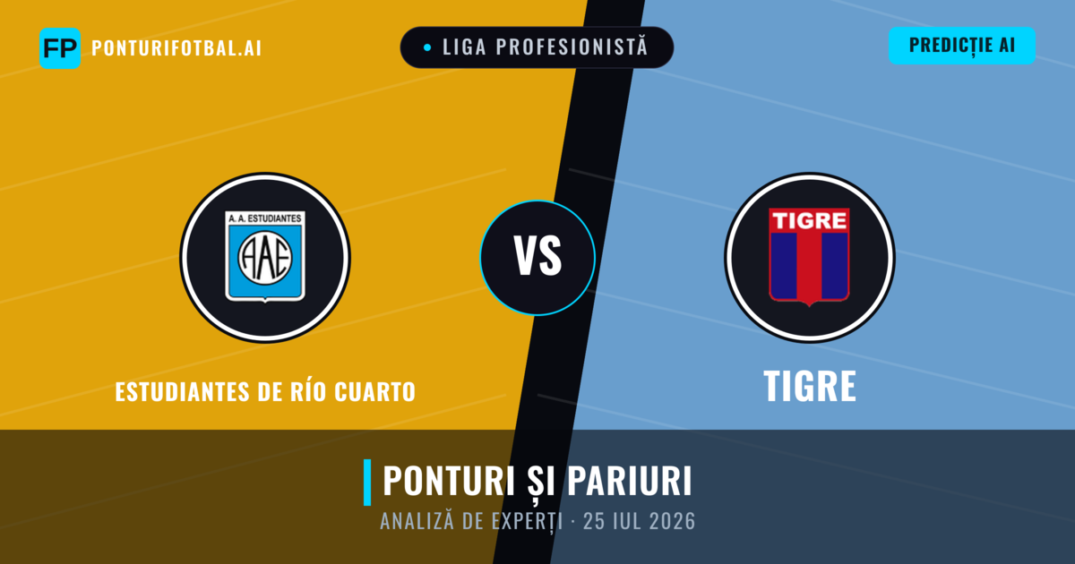 Estudiantes de Río Cuarto vs Tigre — pronostic și avancronică meci
