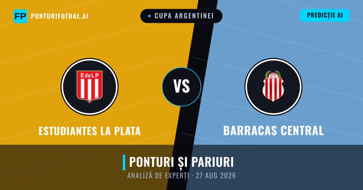 Estudiantes La Plata vs Barracas Central — pronostic și avancronică meci