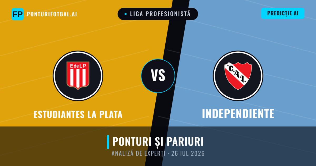 Estudiantes La Plata vs Independiente — pronostic și avancronică meci
