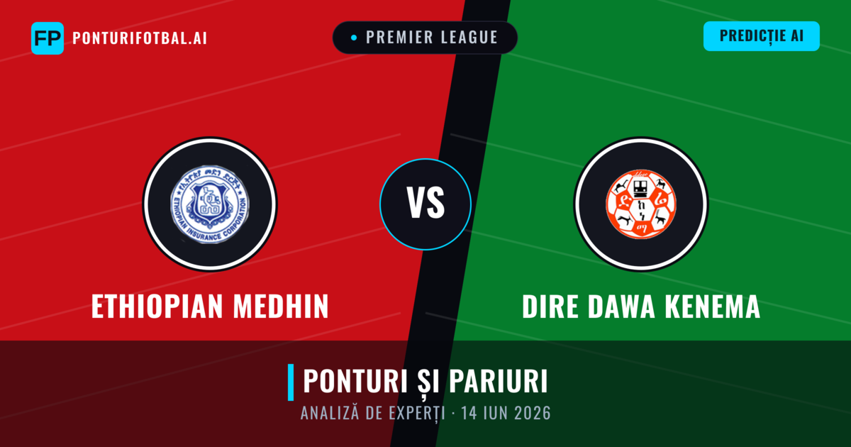 Ethiopian Medhin vs Dire Dawa Kenema — pronostic și avancronică meci