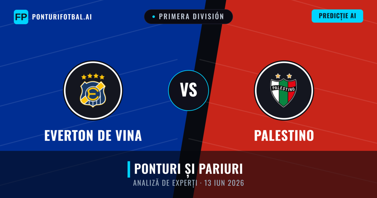 Everton de Vina vs Palestino — pronostic și avancronică meci