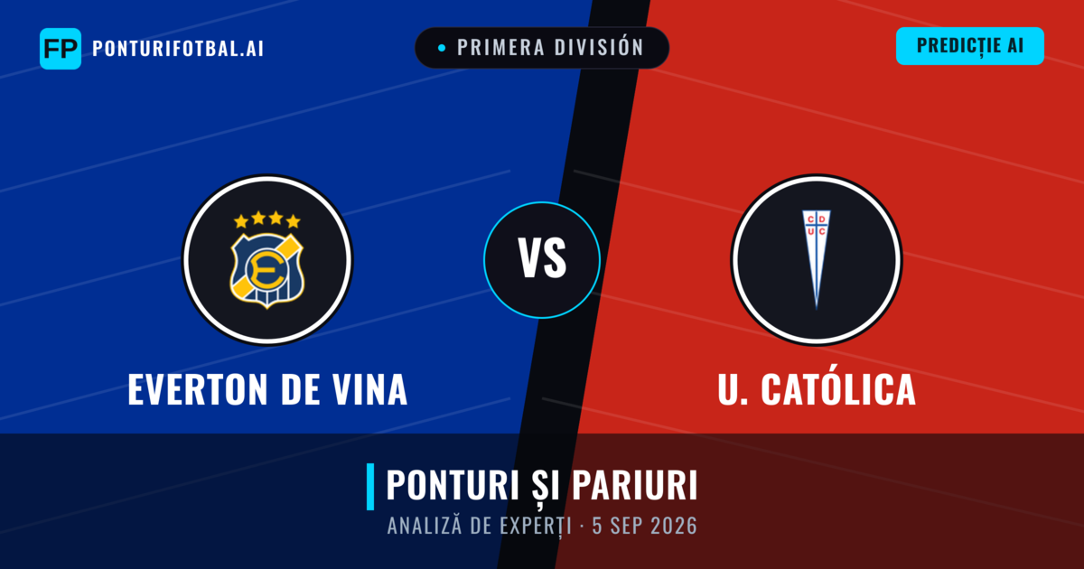 Everton de Vina vs U. Católica — pronostic și avancronică meci