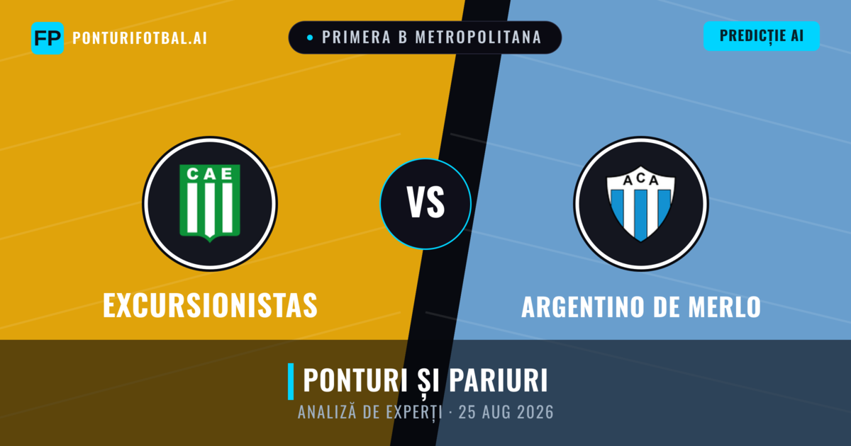 Excursionistas vs Argentino de Merlo — pronostic și avancronică meci