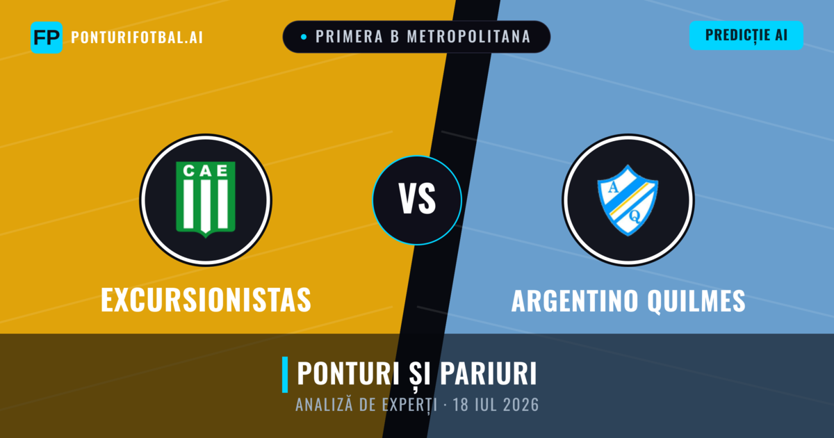Excursionistas vs Argentino Quilmes — pronostic și avancronică meci