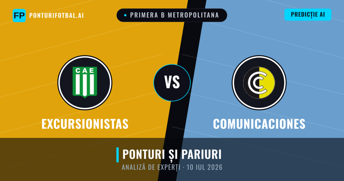 Excursionistas vs Comunicaciones — pronostic și avancronică meci