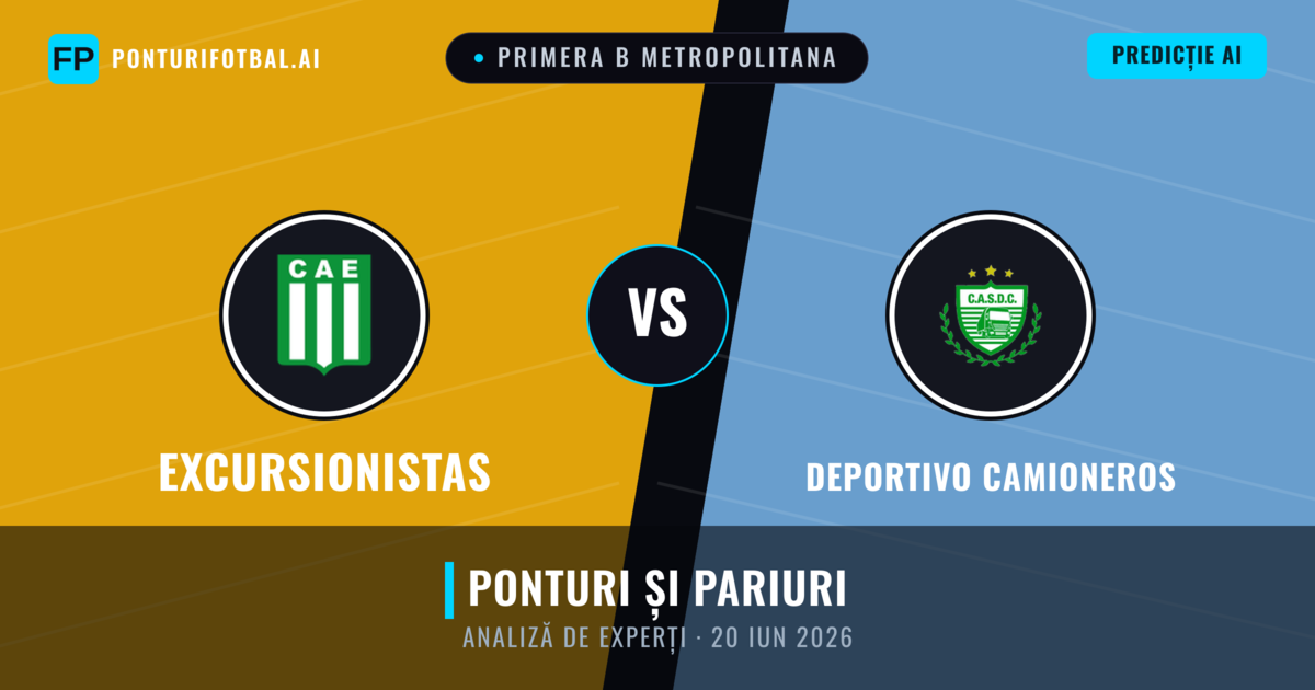 Excursionistas vs Deportivo Camioneros — pronostic și avancronică meci