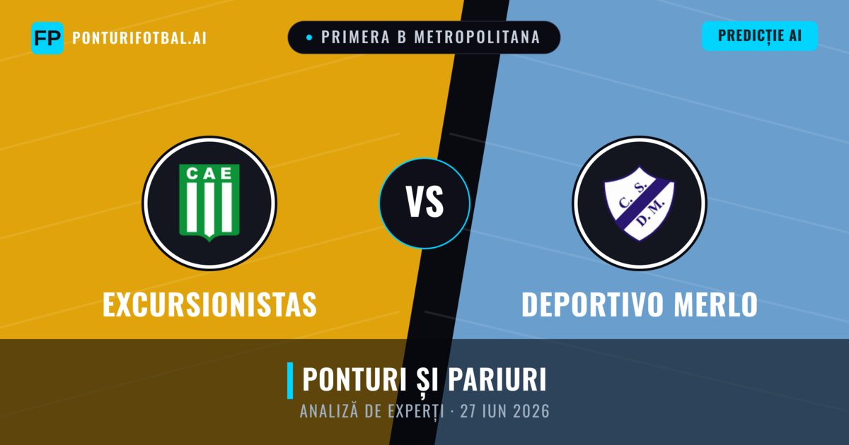 Excursionistas vs Deportivo Merlo — pronostic și avancronică meci