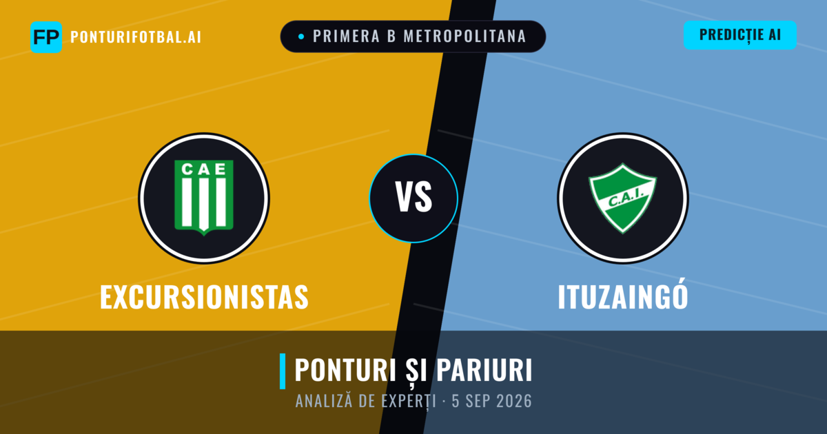 Excursionistas vs Ituzaingó — pronostic și avancronică meci