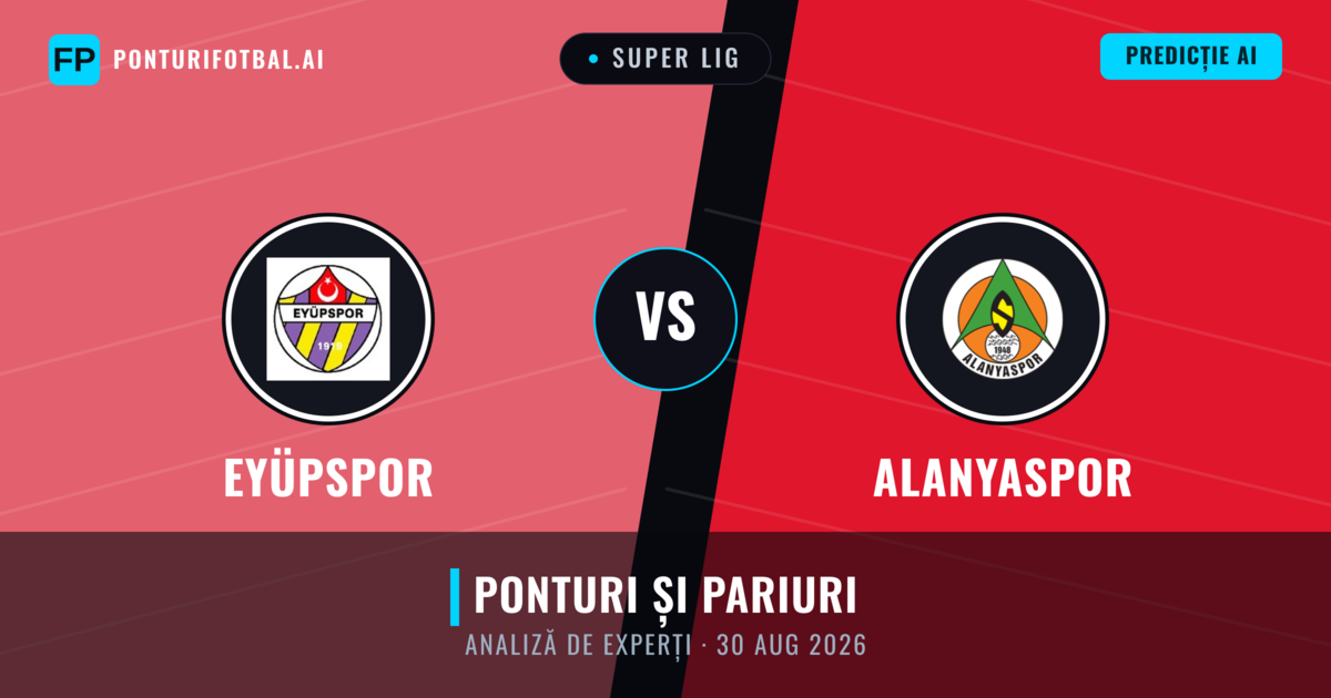 Eyüpspor vs Alanyaspor — pronostic și avancronică meci