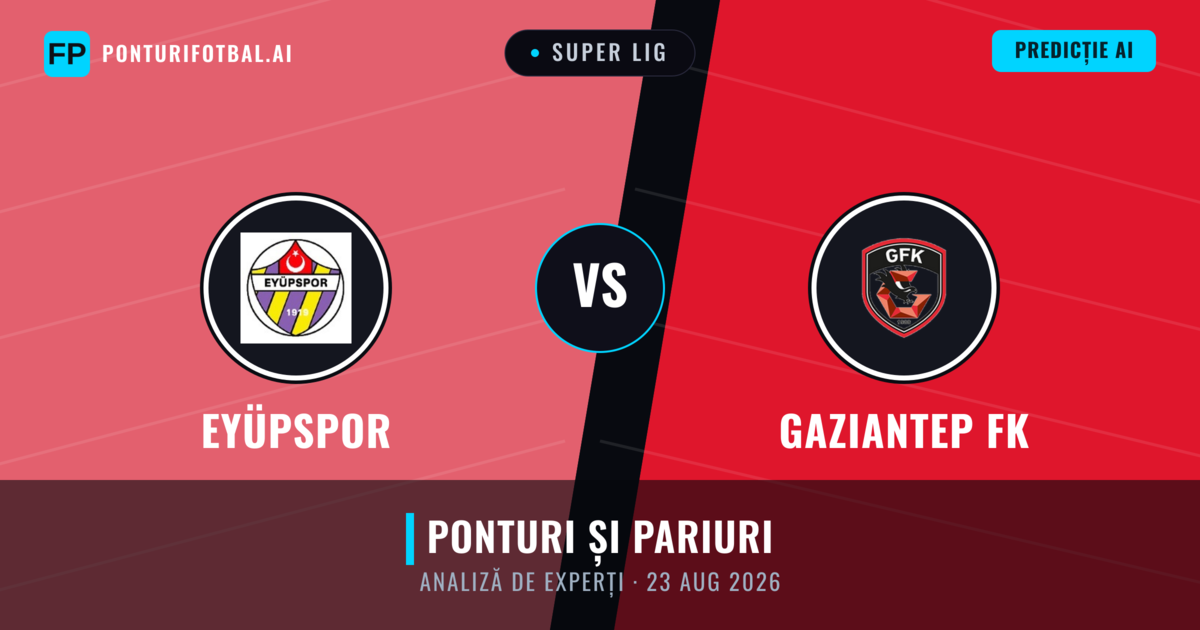 Eyüpspor vs Gaziantep FK — pronostic și avancronică meci