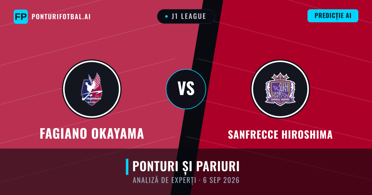 Fagiano Okayama vs Sanfrecce Hiroshima — pronostic și avancronică meci