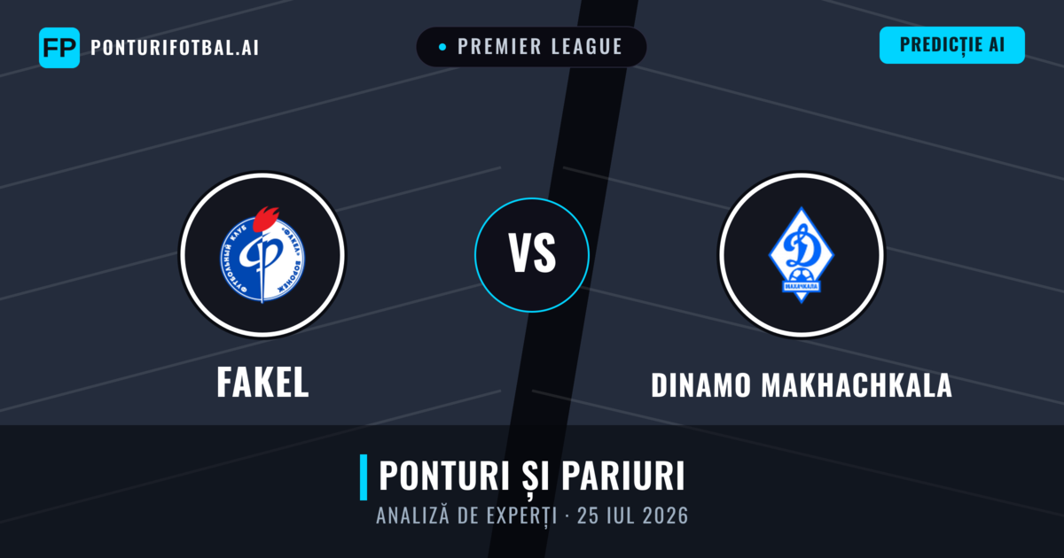 Fakel vs Dinamo Makhachkala — pronostic și avancronică meci