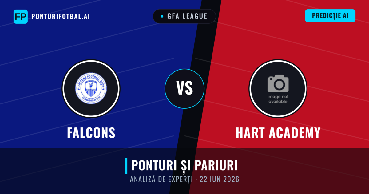 Falcons vs Hart Academy — pronostic și avancronică meci