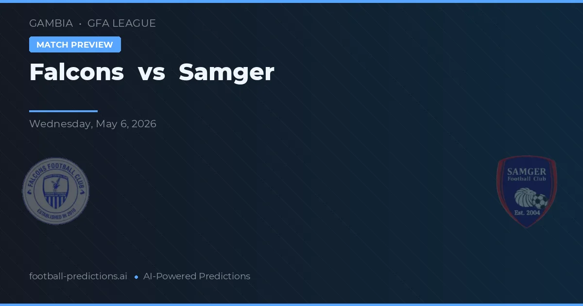 Falcons vs Samger preview