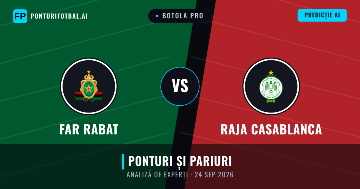 FAR Rabat vs Raja Casablanca — pronostic și avancronică meci