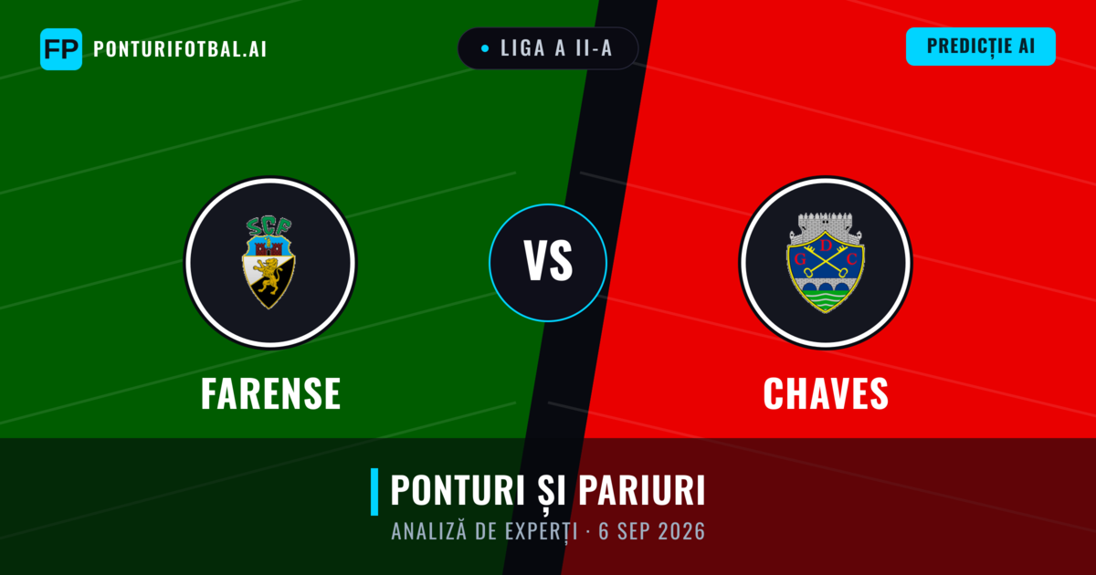 Farense vs Chaves — pronostic și avancronică meci