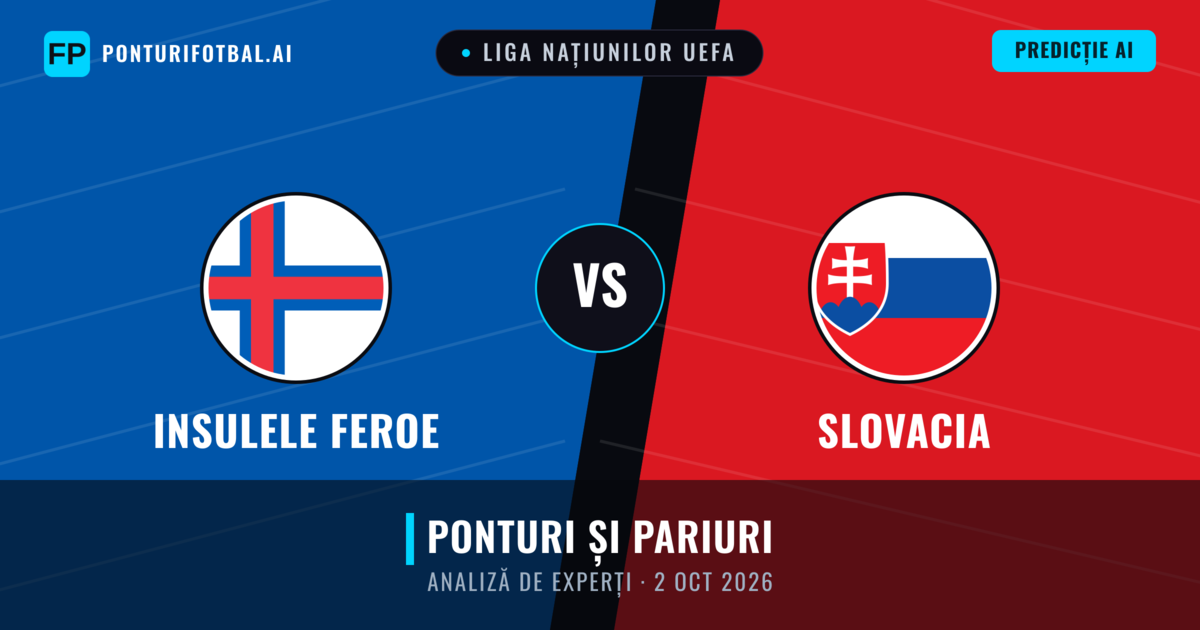 Insulele Feroe vs Slovacia — pronostic și avancronică meci