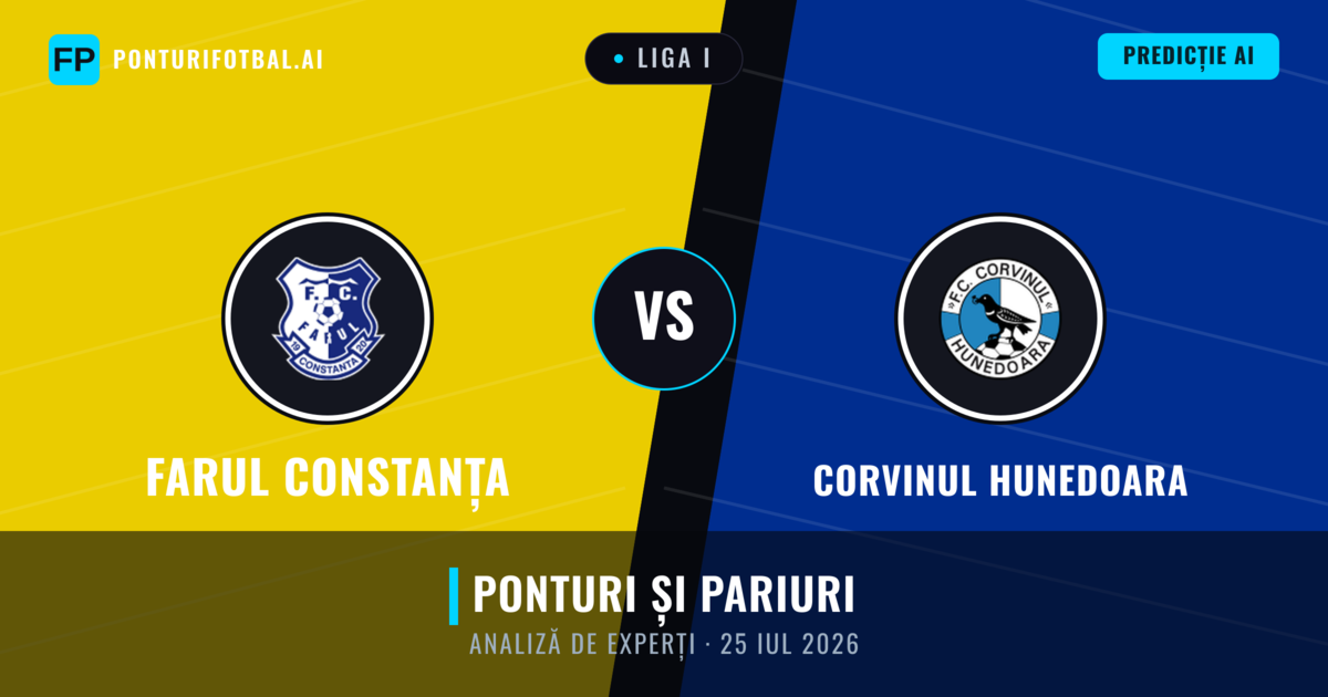 Farul Constanța vs Corvinul Hunedoara — pronostic și avancronică meci