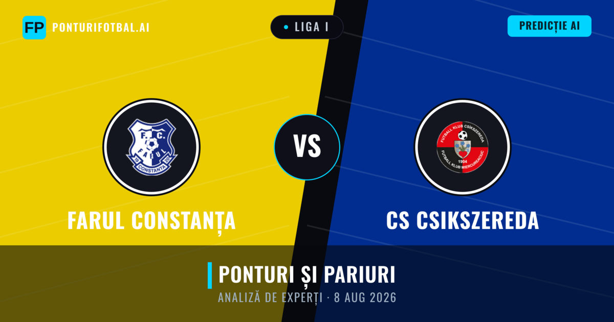 Farul Constanța vs CS Csikszereda — pronostic și avancronică meci