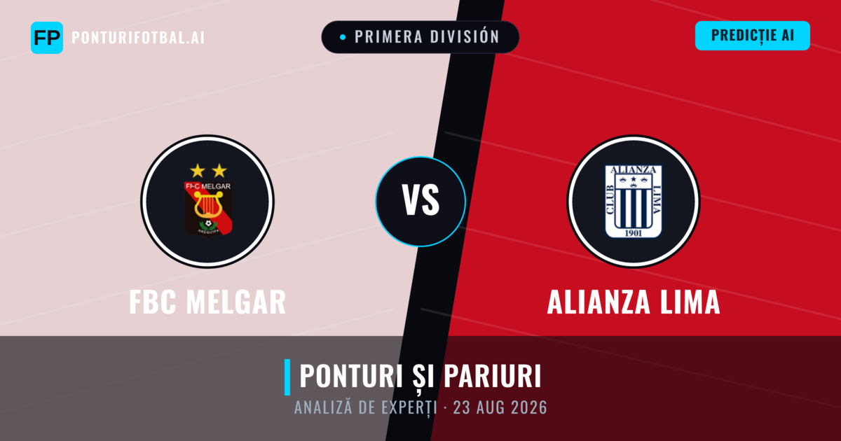 FBC Melgar vs Alianza Lima — pronostic și avancronică meci