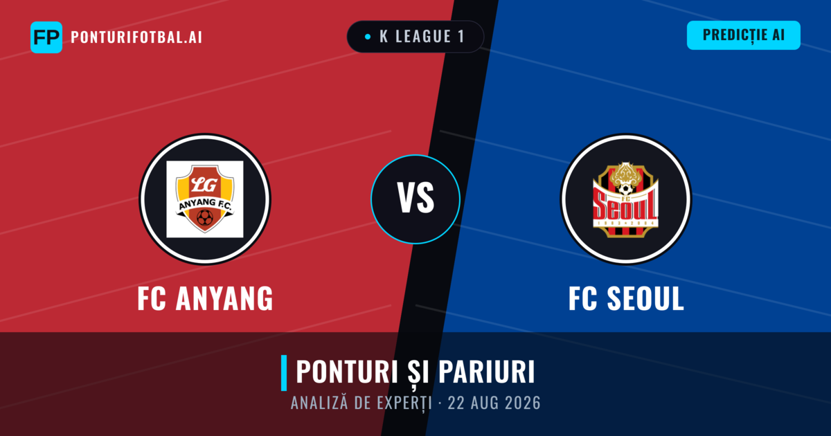 FC Anyang vs FC Seoul — pronostic și avancronică meci