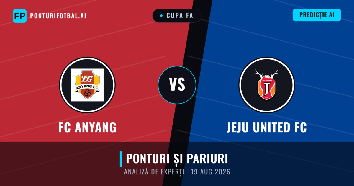 FC Anyang vs Jeju United FC — pronostic și avancronică meci