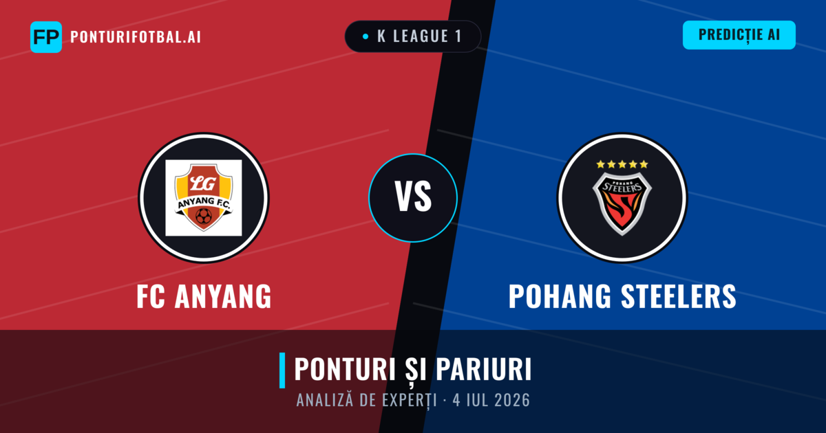 FC Anyang vs Pohang Steelers — pronostic și avancronică meci