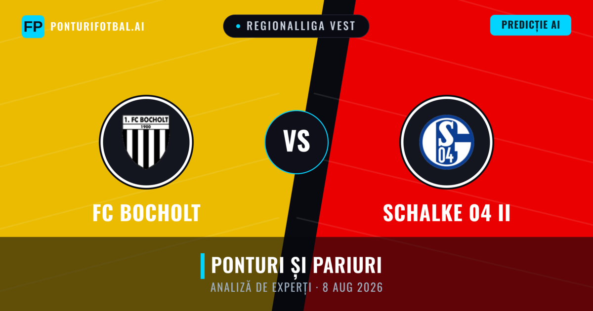 FC Bocholt vs Schalke 04 II — pronostic și avancronică meci