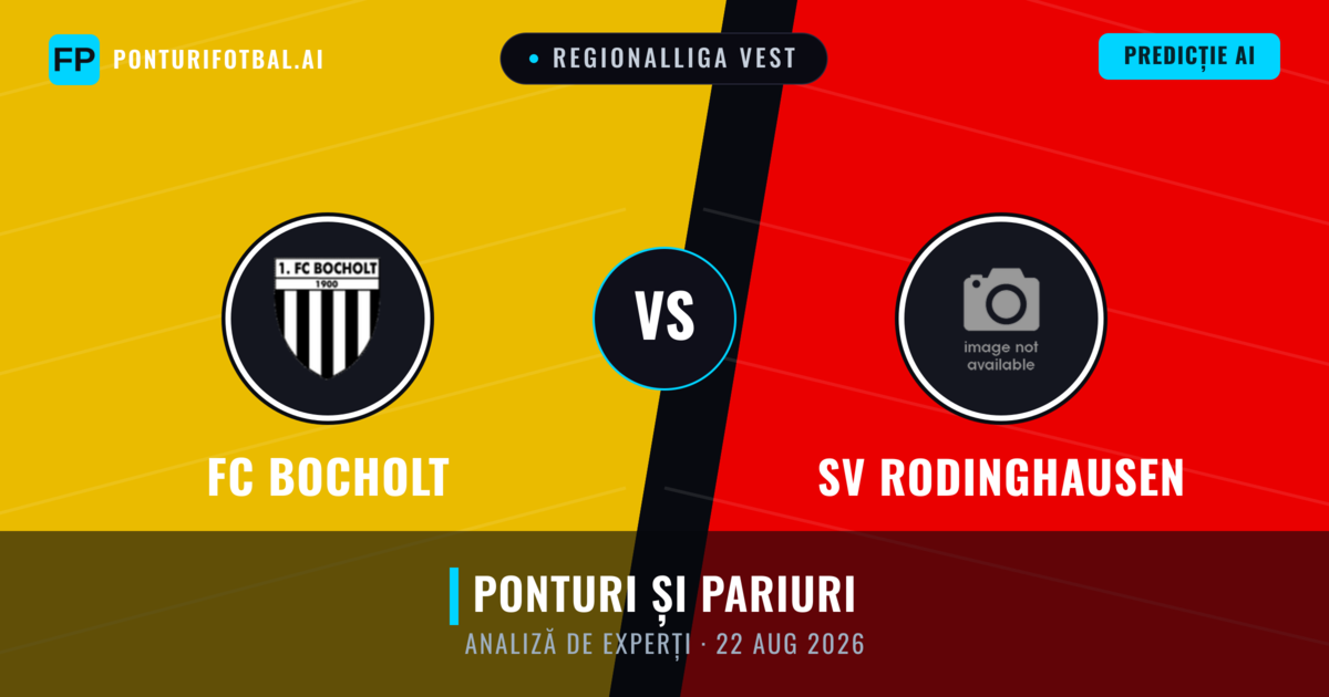 FC Bocholt vs SV Rodinghausen — pronostic și avancronică meci