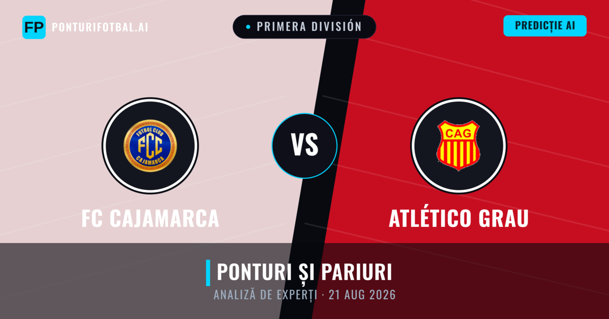 FC Cajamarca vs Atlético Grau — pronostic și avancronică meci
