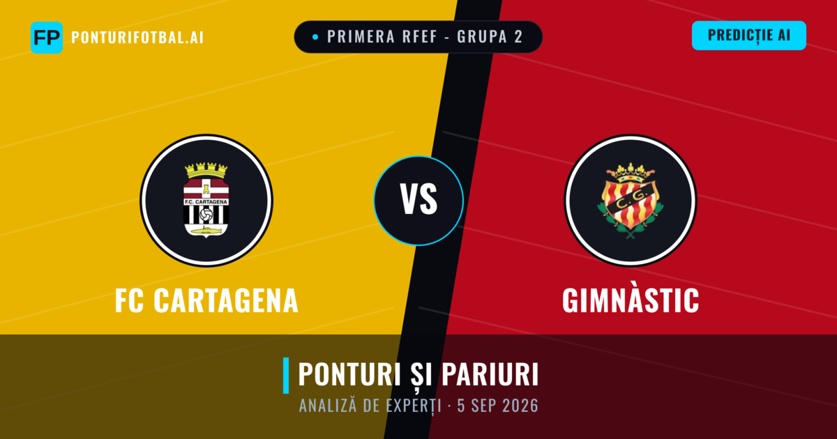FC Cartagena vs Gimnàstic — pronostic și avancronică meci