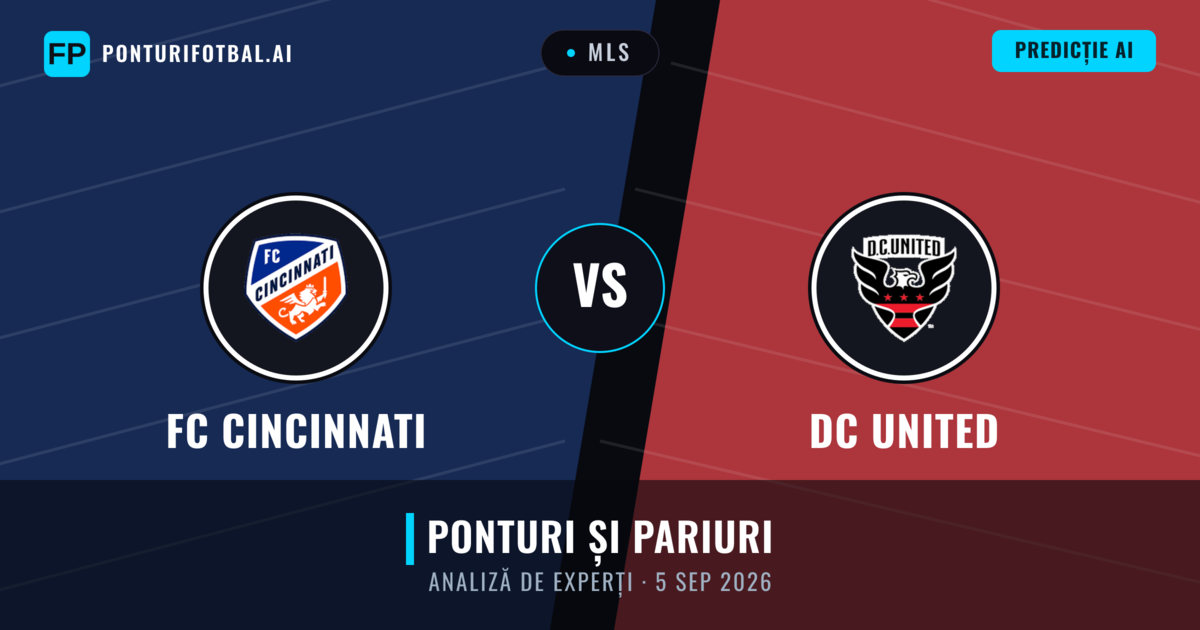 FC Cincinnati vs DC United — pronostic și avancronică meci