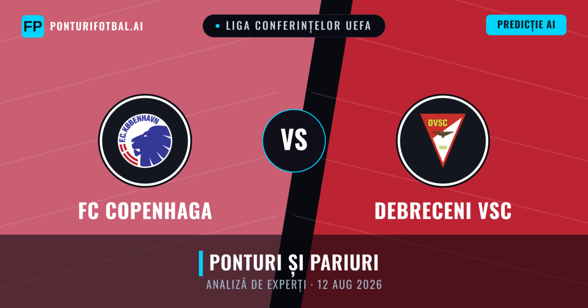 FC Copenhaga vs Debreceni VSC — pronostic și avancronică meci