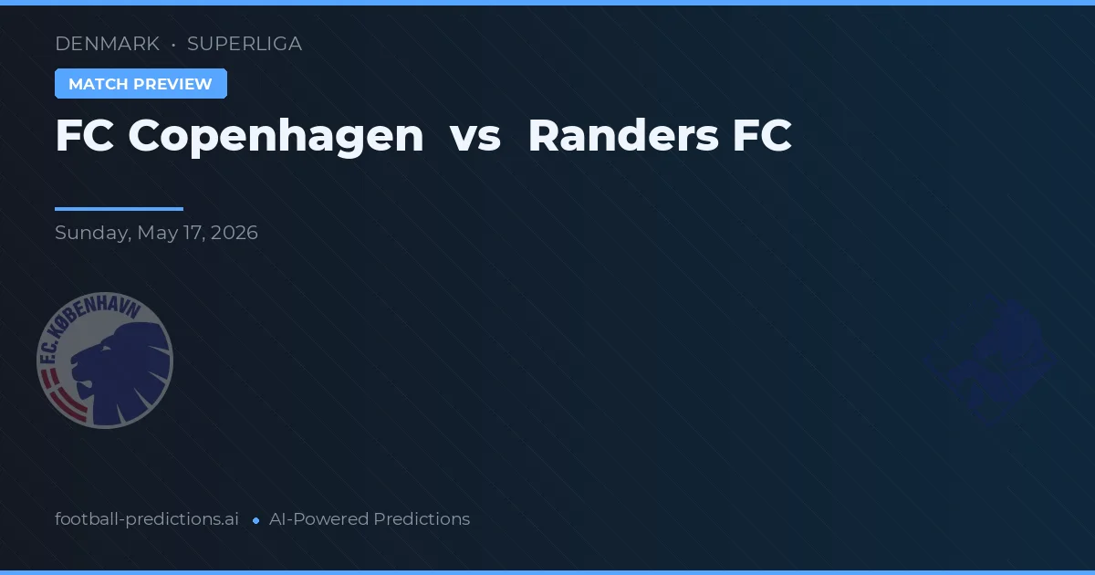 FC Copenhaga vs Randers FC — pronostic și avancronică meci