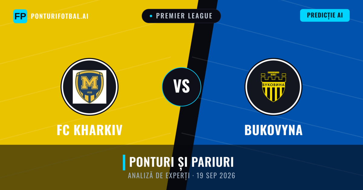 FC Kharkiv vs Bukovyna — pronostic și avancronică meci