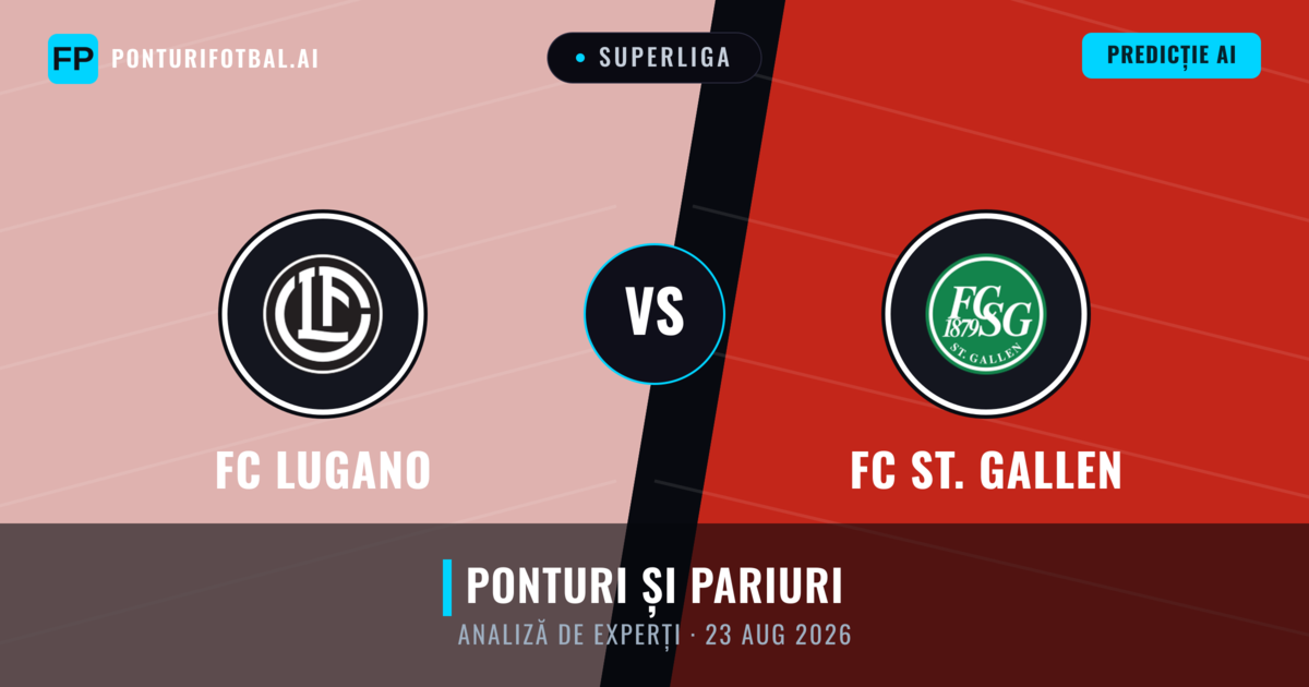 FC Lugano vs FC St. Gallen — pronostic și avancronică meci