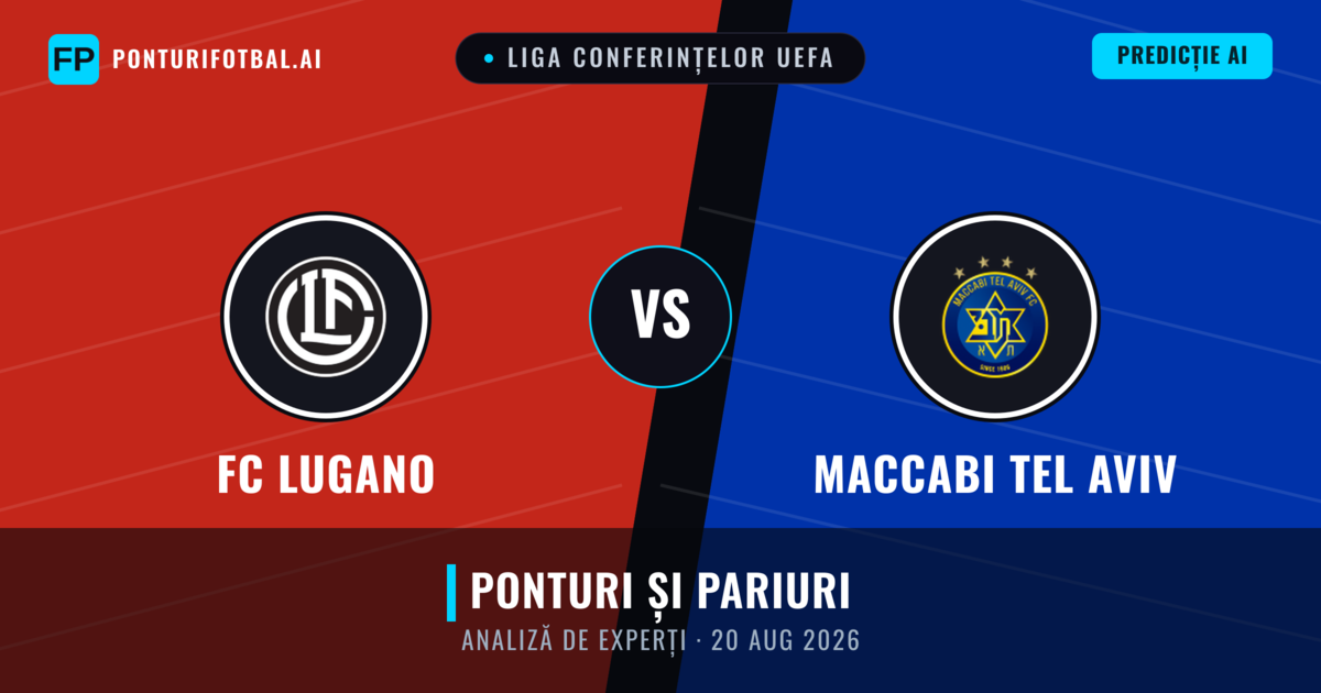 FC Lugano vs Maccabi Tel Aviv — pronostic și avancronică meci