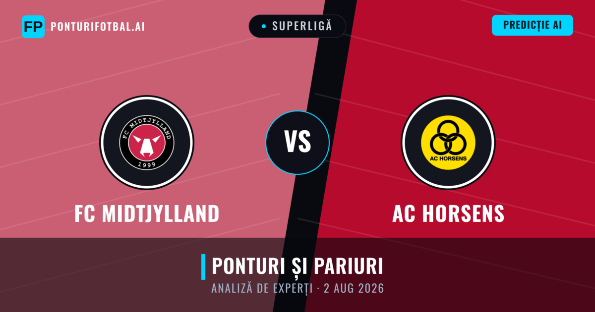 FC Midtjylland vs AC Horsens — pronostic și avancronică meci