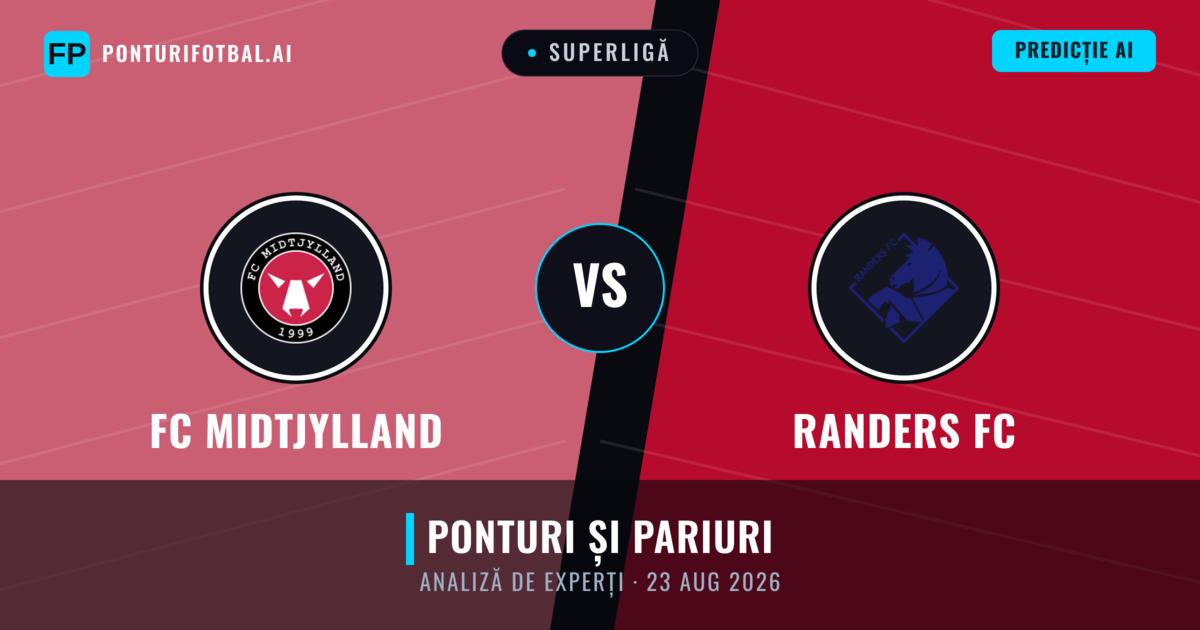 FC Midtjylland vs Randers FC — pronostic și avancronică meci