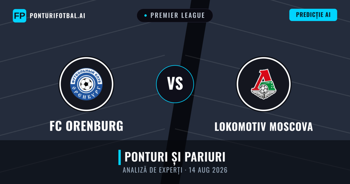 FC Orenburg vs Lokomotiv Moscova — pronostic și avancronică meci