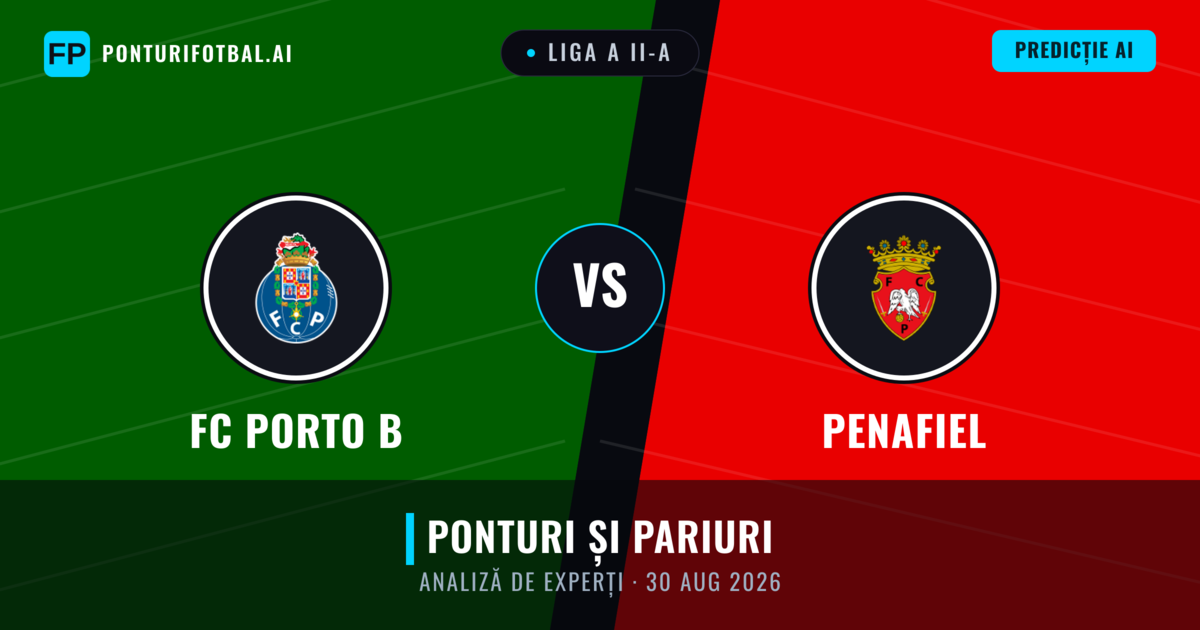 FC Porto B vs Penafiel — pronostic și avancronică meci