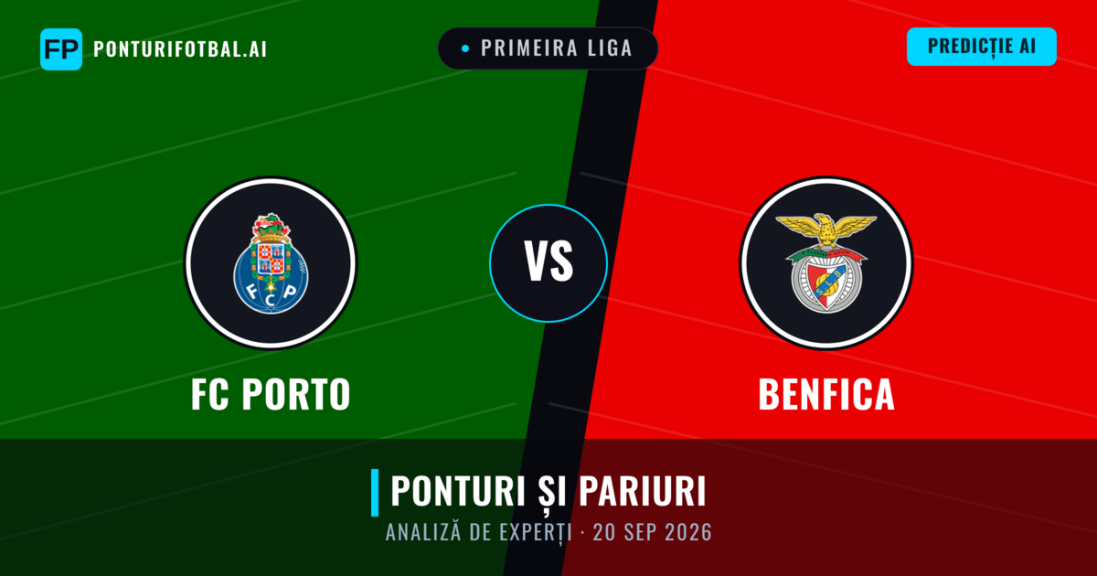 FC Porto vs Benfica — pronostic și avancronică meci