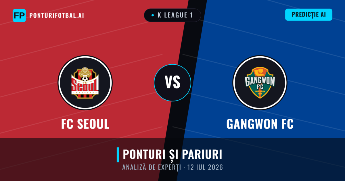 FC Seoul vs Gangwon FC — pronostic și avancronică meci