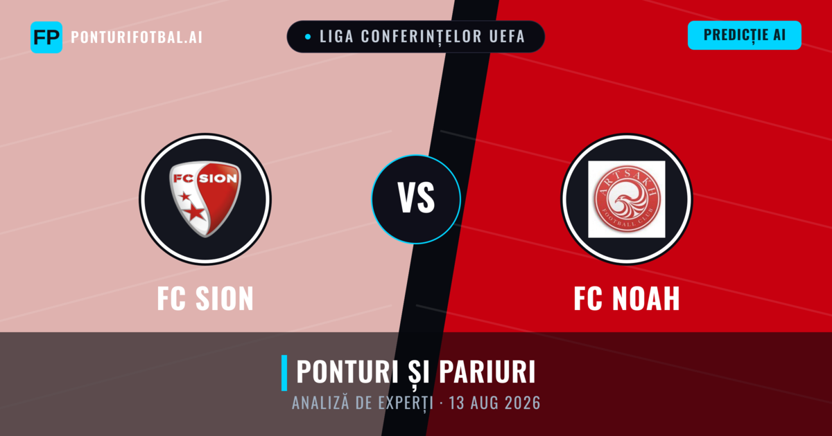 FC Sion vs FC Noah — pronostic și avancronică meci