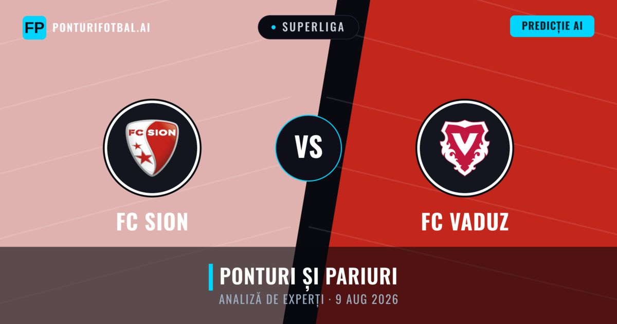 FC Sion vs FC Vaduz — pronostic și avancronică meci