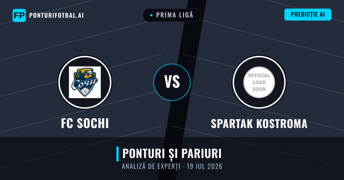 FC Sochi vs Spartak Kostroma — pronostic și avancronică meci